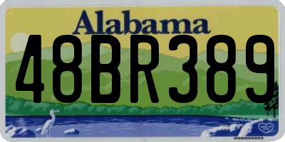 AL license plate 48BR389