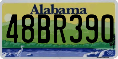 AL license plate 48BR390