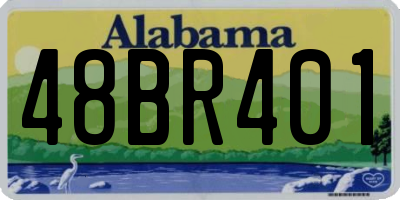 AL license plate 48BR401