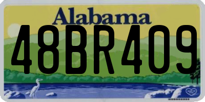 AL license plate 48BR409