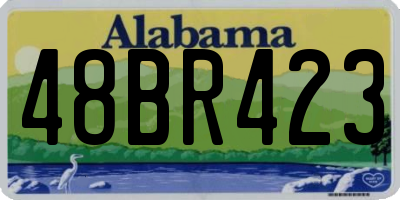 AL license plate 48BR423