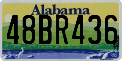 AL license plate 48BR436