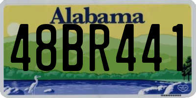 AL license plate 48BR441