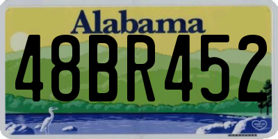 AL license plate 48BR452