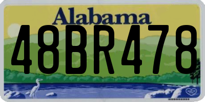 AL license plate 48BR478