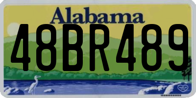 AL license plate 48BR489