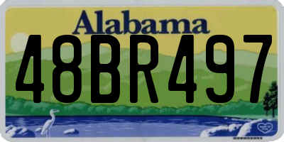 AL license plate 48BR497