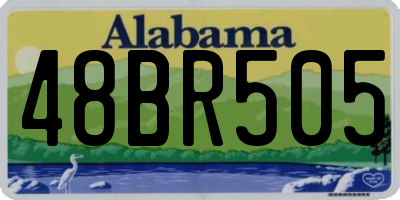 AL license plate 48BR505