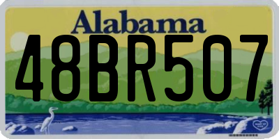AL license plate 48BR507