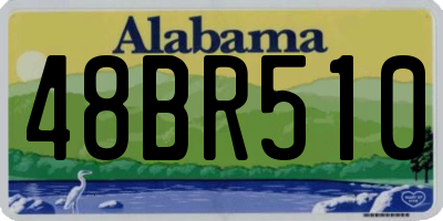 AL license plate 48BR510