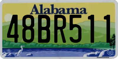 AL license plate 48BR511