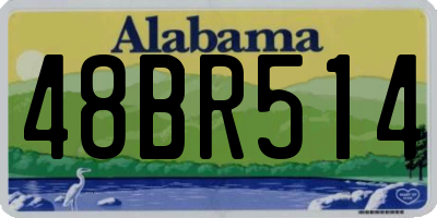 AL license plate 48BR514