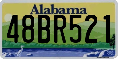 AL license plate 48BR521