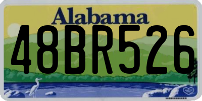 AL license plate 48BR526