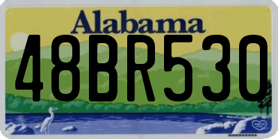 AL license plate 48BR530