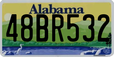 AL license plate 48BR532