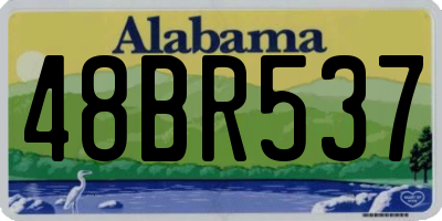 AL license plate 48BR537