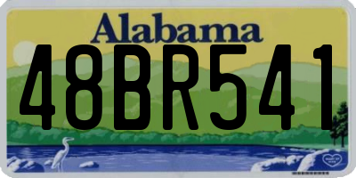 AL license plate 48BR541