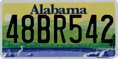 AL license plate 48BR542