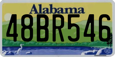 AL license plate 48BR546