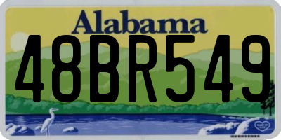 AL license plate 48BR549