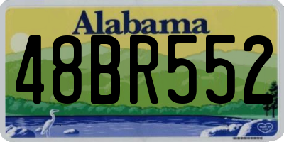 AL license plate 48BR552