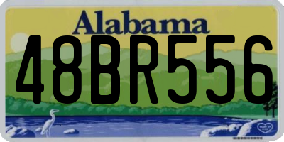 AL license plate 48BR556