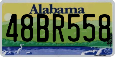 AL license plate 48BR558