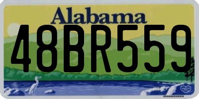 AL license plate 48BR559