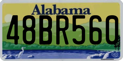 AL license plate 48BR560