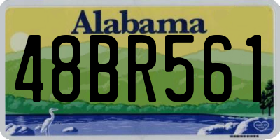 AL license plate 48BR561