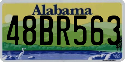 AL license plate 48BR563