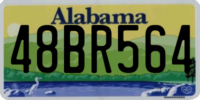 AL license plate 48BR564
