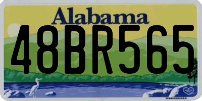 AL license plate 48BR565