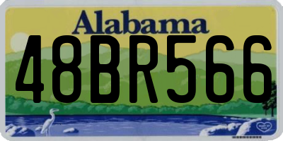 AL license plate 48BR566