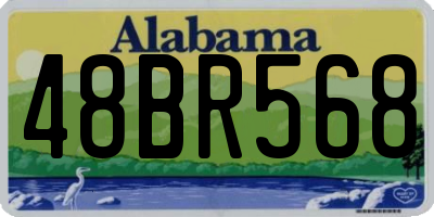 AL license plate 48BR568