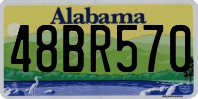 AL license plate 48BR570