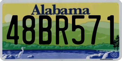 AL license plate 48BR571