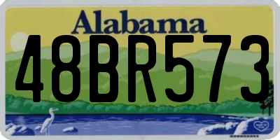 AL license plate 48BR573