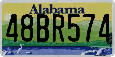 AL license plate 48BR574