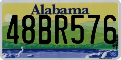 AL license plate 48BR576