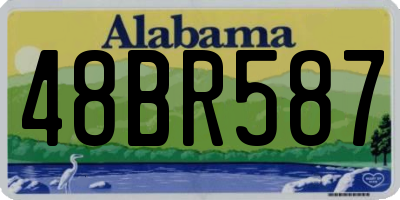 AL license plate 48BR587