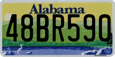 AL license plate 48BR590