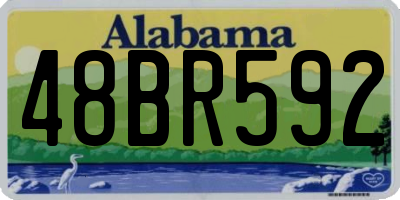 AL license plate 48BR592