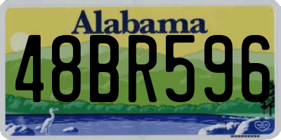 AL license plate 48BR596