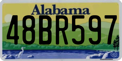 AL license plate 48BR597