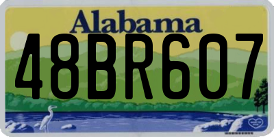 AL license plate 48BR607