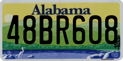 AL license plate 48BR608