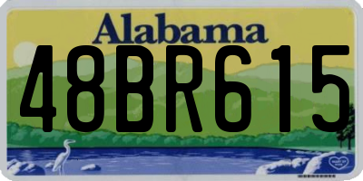 AL license plate 48BR615