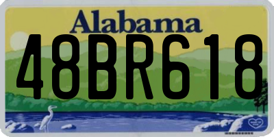 AL license plate 48BR618